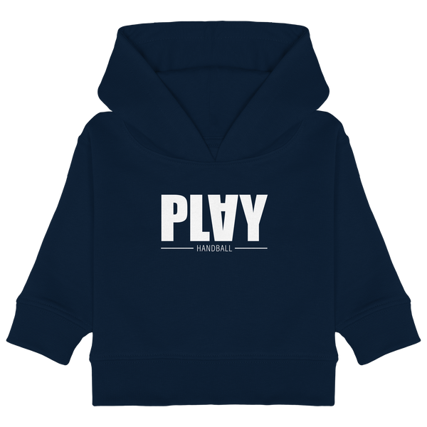 N.O.S.W. BLOCK Handball Baby Hoodie „PLAY HANDBALL“ – french navi