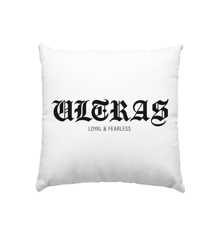 RIOT//GROUNDS Homestuff Kissen "ULTRAS LOYAL & FEARLESS" Kissenbezug mit Füllung 40 x 40 cm 