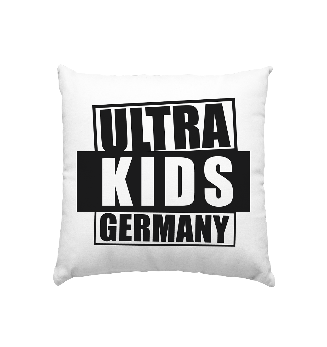 N.O.S.W. BLOCK Ultras Homestuff Kissen "ULTRA KIDS GERMANY" Kissenbezug mit Füllung 40 x 40 cm weiss