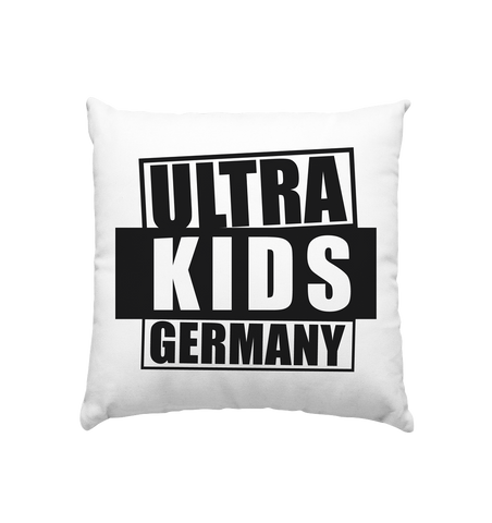 N.O.S.W. BLOCK Ultras Homestuff Kissen "ULTRA KIDS GERMANY" Kissenbezug mit Füllung 40 x 40 cm weiss