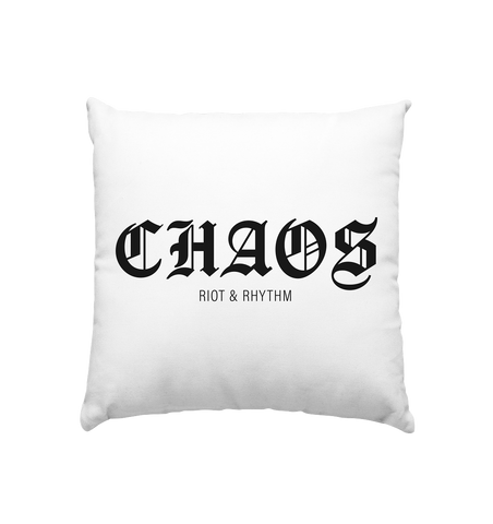 RIOT//GROUNDS Homestuff Kissen "CHAOS RIOT & RHYTHM" Kissenbezug mit Füllung 40 x 40 cm 