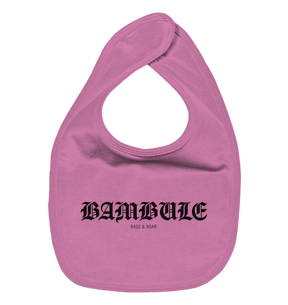 RIOT//GROUNDS Baby Lätzchen „BAMBULE RAGE & ROAR“ – bubble gum pink