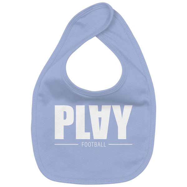 N.O.S.W. BLOCK Lätzchen "PLAY FOOTBALL" Organic Baby-Lätzchen dusty blue