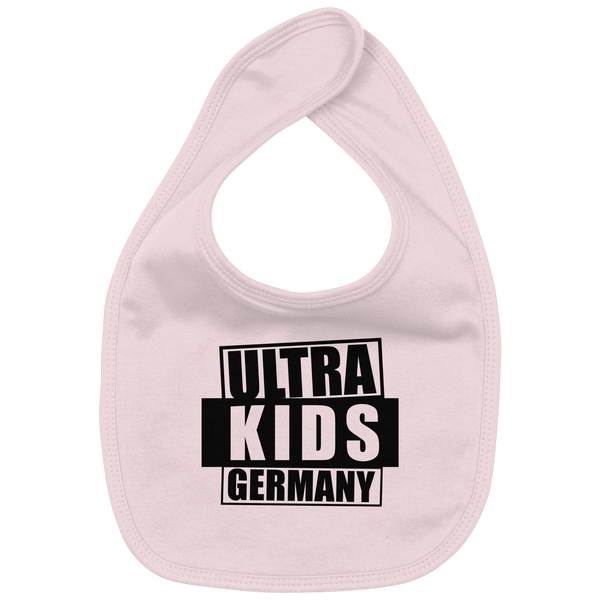 N.O.S.W. BLOCK Lätzchen "ULTRA KIDS GERMANY" Organic Baby-Lätzchen powder pink