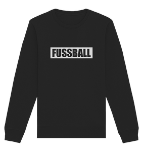 N.O.S.W. BLOCK Teamsport Sweater "FUSSBALL" Männer Organic Sweatshirt black