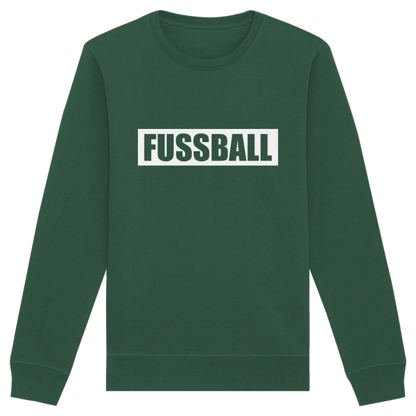 N.O.S.W. BLOCK Teamsport Sweater "FUSSBALL" Männer Organic Sweatshirt glazed green
