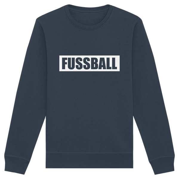 N.O.S.W. BLOCK Teamsport Sweater "FUSSBALL" Männer Organic Sweatshirt india ink grey