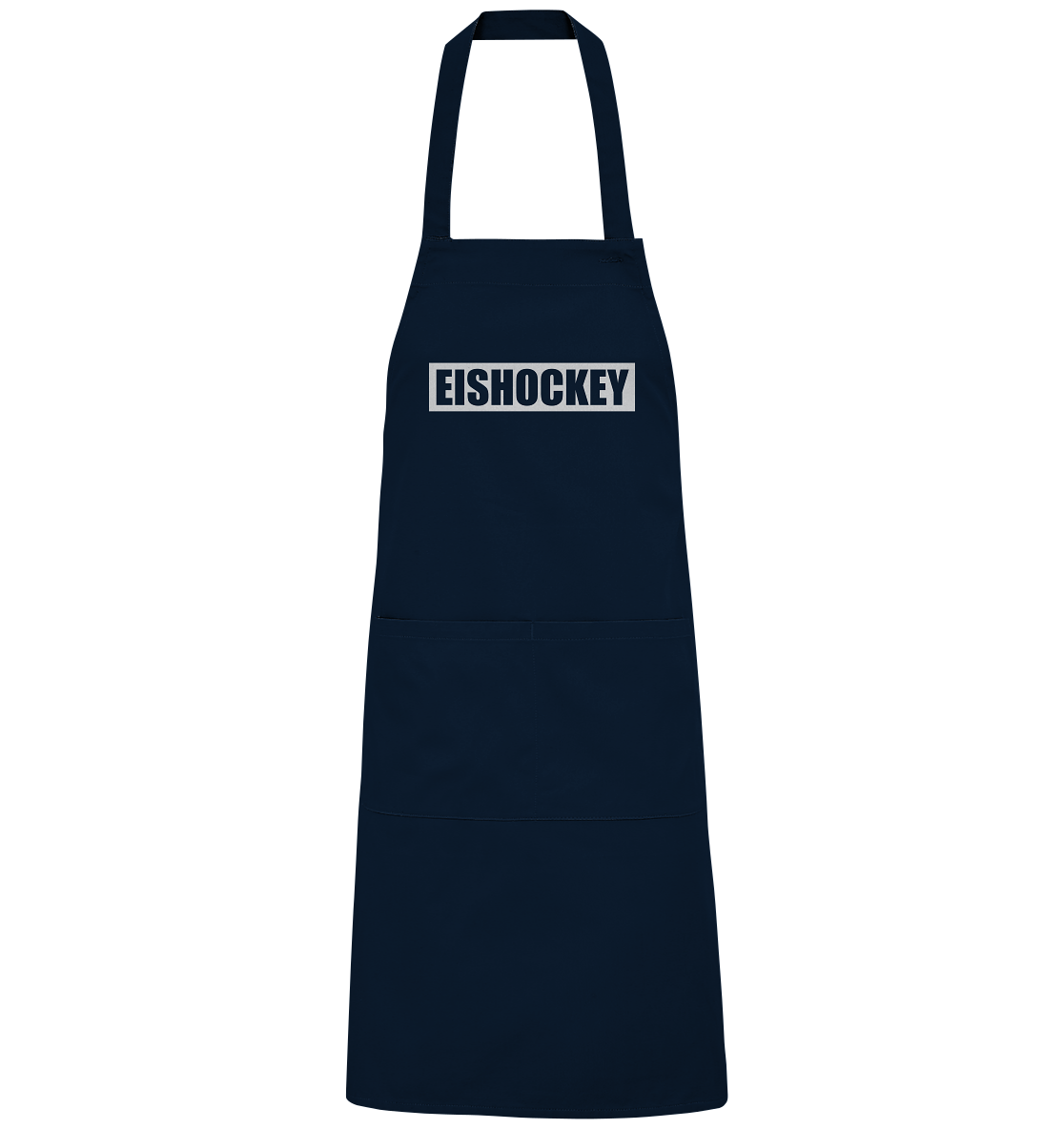 N.O.S.W. BLOCK Homestuff Schürze "EISHOCKEY" Organic Grillschürze navy