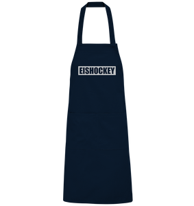 N.O.S.W. BLOCK Homestuff Schürze "EISHOCKEY" Organic Grillschürze navy