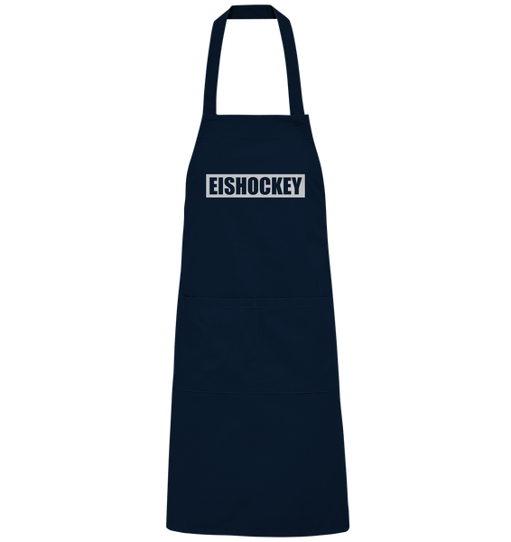 N.O.S.W. BLOCK Homestuff Schürze "EISHOCKEY" Organic Grillschürze navy