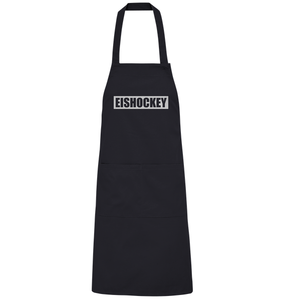 N.O.S.W. BLOCK Homestuff Schürze "EISHOCKEY" Organic Grillschürze black
