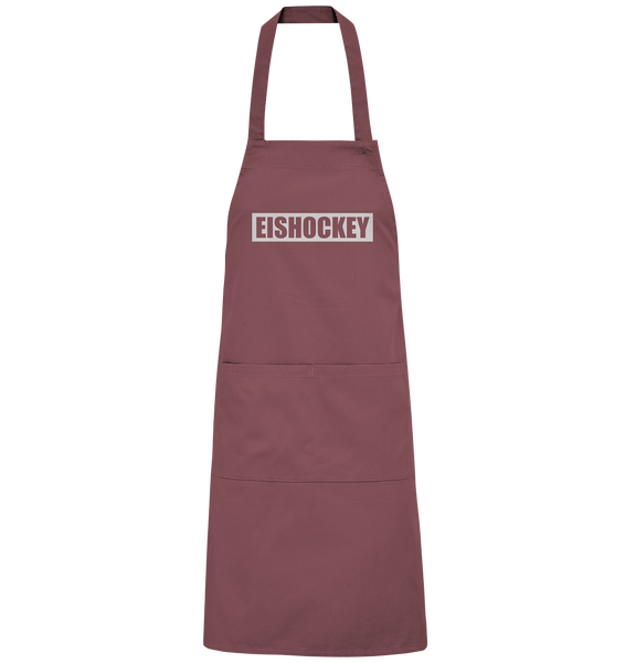 N.O.S.W. BLOCK Homestuff Schürze "EISHOCKEY" Organic Grillschürze ancient pink