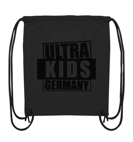 N.O.S.W. BLOCK Fanblock Gym Bag "ULTRA KIDS GERMANY" Organic Turnbeutel black