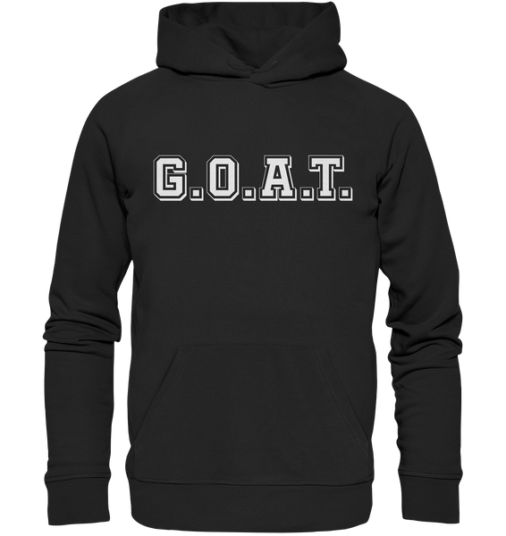 Hoodie "G.O.A.T." - Organic Hoodie