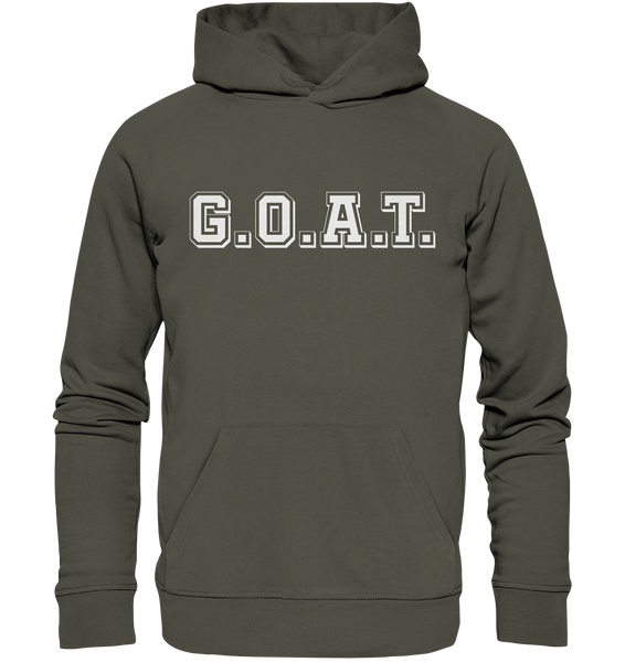 Hoodie "G.O.A.T." - Organic Hoodie