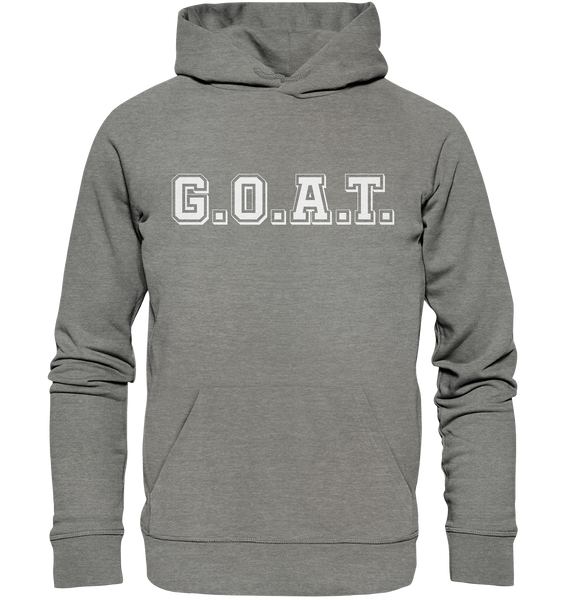 Hoodie "G.O.A.T." - Organic Hoodie