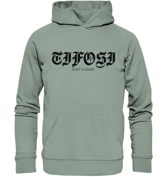 RIOT//GROUNDS Hoodie "TIFOSI HEART & HONOR" Männer Organic Kapuzenpullover aloe