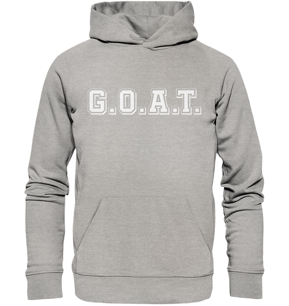 Hoodie "G.O.A.T." - Organic Hoodie