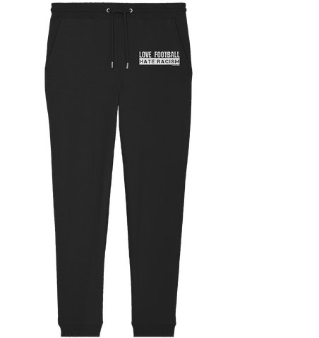 N.O.S.W. BLOCK Gegen Rechts Jogginghose "LOVE FOOTBALL HATE RACISM" Organic Jogger Pants black