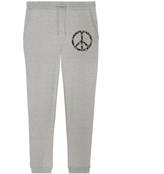 N.O.S.W. BLOCK Jogginghose "SPORTS FOR PEACE" Organic Jogger Pants heather grey