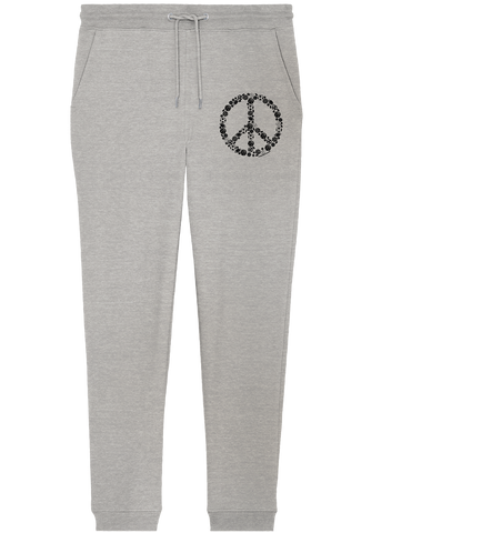 N.O.S.W. BLOCK Jogginghose "SPORTS FOR PEACE" Organic Jogger Pants heather grey