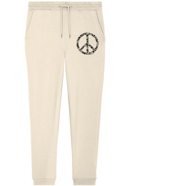 N.O.S.W. BLOCK Jogginghose "SPORTS FOR PEACE" Organic Jogger Pants natural raw