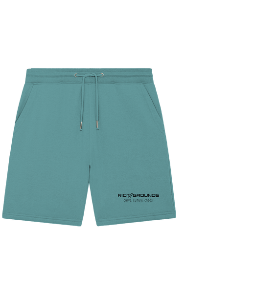 RIOT//GROUNDS Shorts "RIOT//GROUNDS curve. culture. chaos." Organic Jogger Shorts aloe
