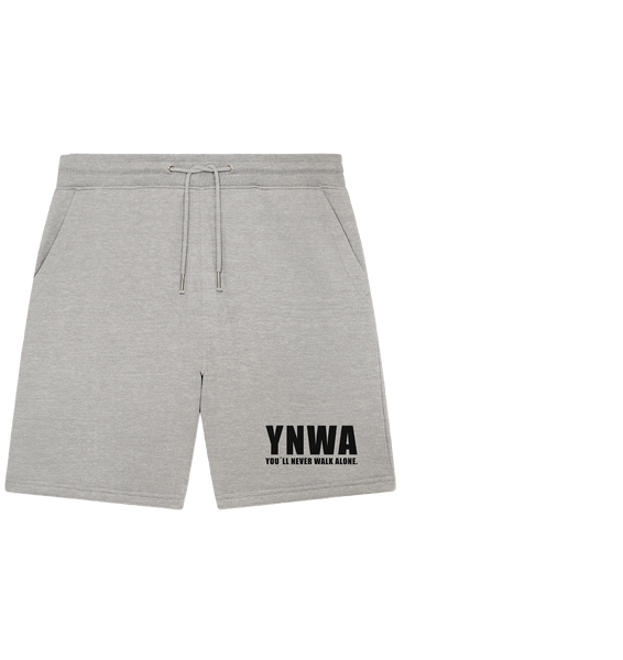 Fanblock Shorts "YNWA" Organic Jogger Shorts heather grey