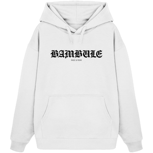 RIOT//GROUNDS "BAMBULE RAGE & ROAR" Girls Organic Oversize Kapuzenpullover white