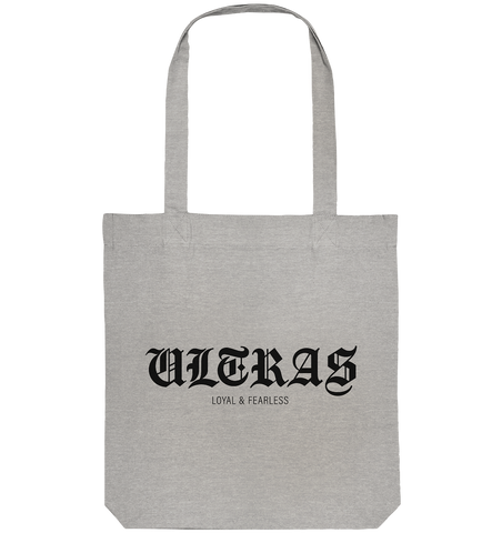 RIOT//GROUNDS Tote-Bag "ULTRAS LOYAL & FEARLESS" Organic Baumwolltasche (80% Bio-Baumwolle, 20% recyceltes Polyester)