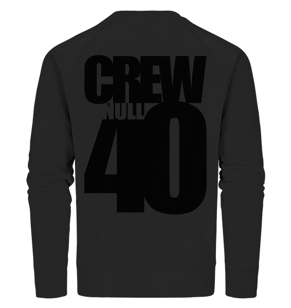 N.O.S.W. BLOCK Sweater "CREW NULL40" Männer Organic Sweatshirt schwarz