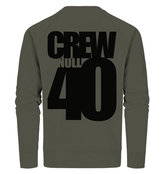 N.O.S.W. BLOCK Sweater "CREW NULL40" Männer Organic Sweatshirt khaki