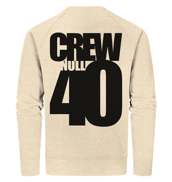 N.O.S.W. BLOCK Sweater "CREW NULL40" Männer Organic Sweatshirt natural raw