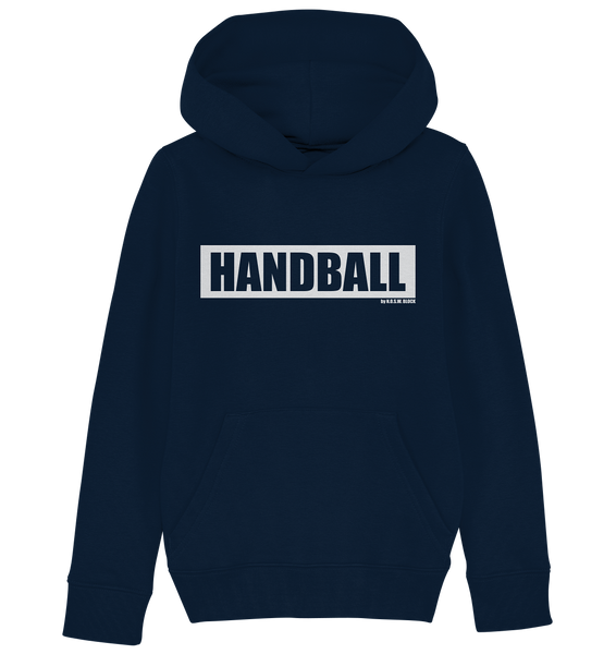 N.O.S.W. BLOCK Teamsport Hoodie "HANDBALL" Kids Organic Kapuzenpullover french navy