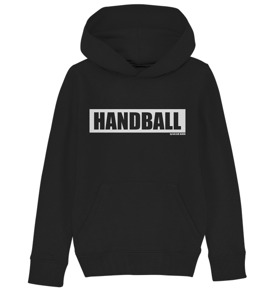 N.O.S.W. BLOCK Teamsport Hoodie "HANDBALL" Kids Organic Kapuzenpullover black