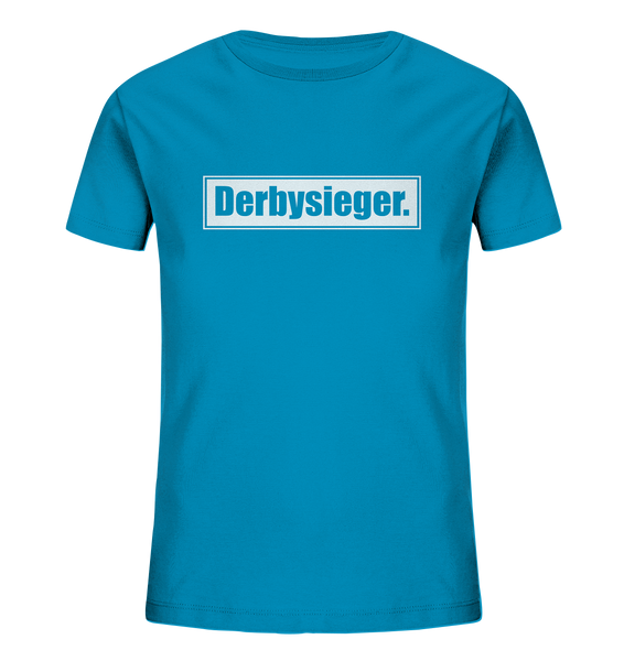N.O.S.W. BLOCK Fanblock Shirt "Derbysieger." Kids UNISEX Organic T-Shirt azur