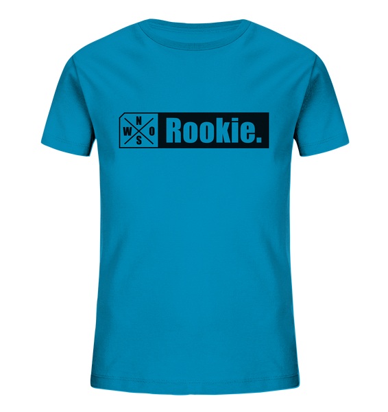 N.O.S.W. BLOCK Teamsport Shirt "Rookie." Organic Kids UNISEX T-Shirt azur