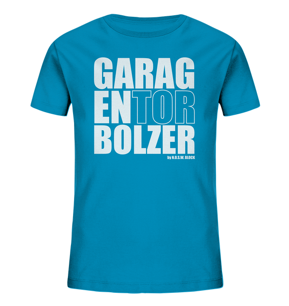 Teamsport Shirt "GARAGENTOR BOLZER" Kids Organic UNISEX T-Shirt azur