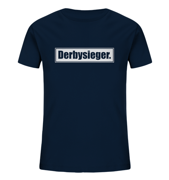N.O.S.W. BLOCK Fanblock Shirt "Derbysieger." Kids UNISEX Organic T-Shirt navy