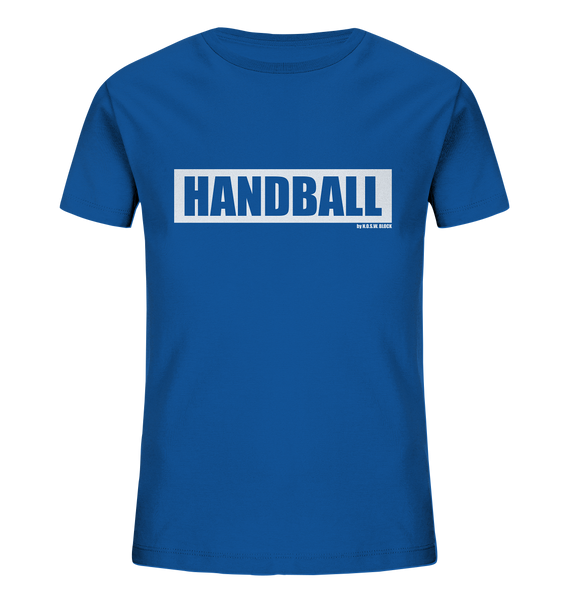 N.O.S.W. BLOCK Teamsport Shirt "HANDBALL" Kids Organic T-Shirt blau