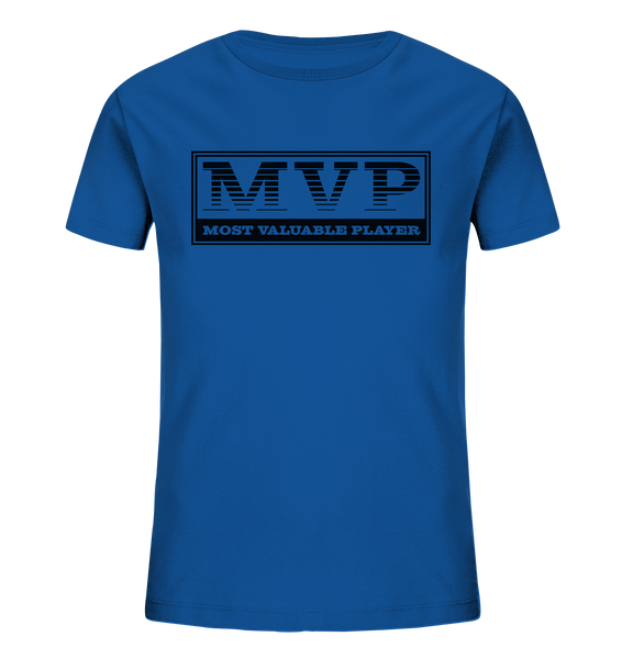 N.O.S.W. BLOCK Teamsport Shirt "MVP" Kids Organic UNISEX T-Shirt blau