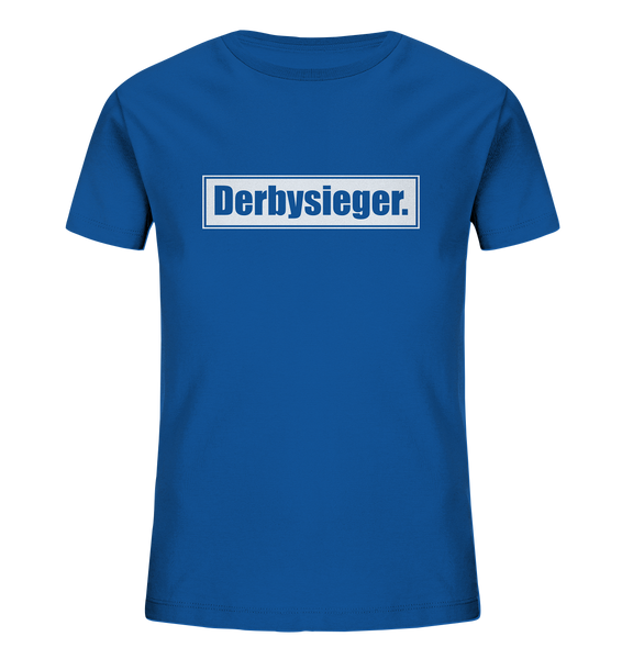 N.O.S.W. BLOCK Fanblock Shirt "Derbysieger." Kids UNISEX Organic T-Shirt blau