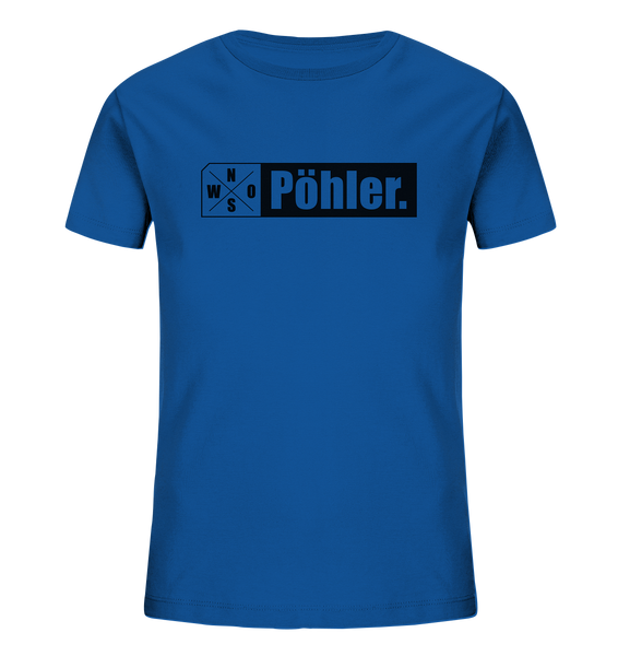 N.O.S.W. BLOCK Teamsport Shirt "Pöhler." Organic Kids UNISEX T-Shirt blau