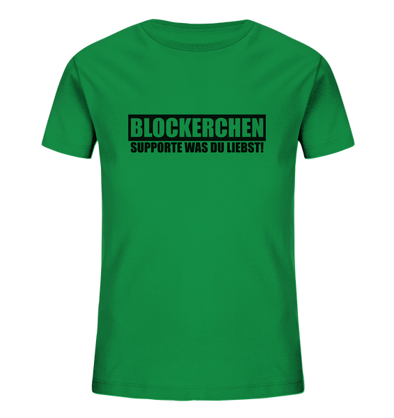 N.O.S.W. BLOCK Fanblock Shirt "BLOCKERCHEN" Kids Organic T-Shirt grün