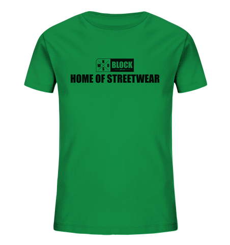 N.O.S.W. BLOCK Shirt "HOME OF STREETWEAR" Kids UNISEX T-Shirt grün