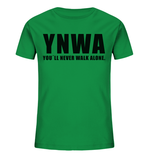 N.O.S.W. BLOCK Fanblock Shirts "YNWA" Kids UNISEX Organic T-Shirt grün