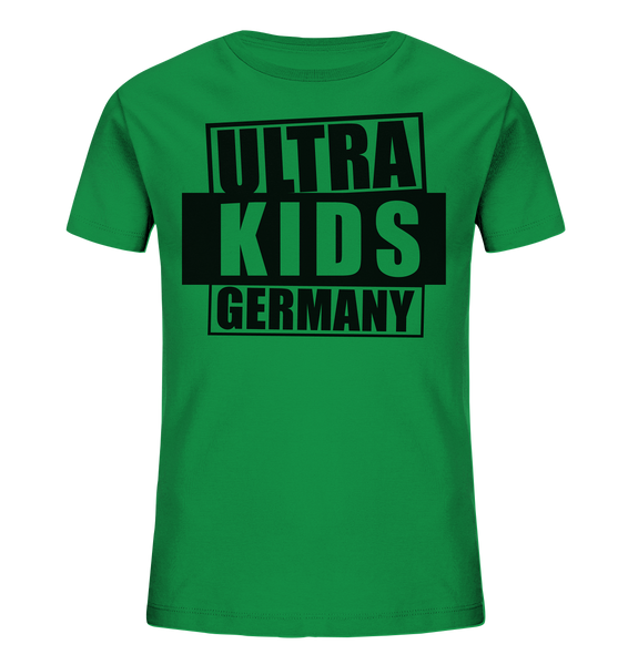 N.O.S.W. BLOCK Fanblock Shirt "ULTRA KIDS GERMANY" Kids UNISEX Organic T-Shirt grün