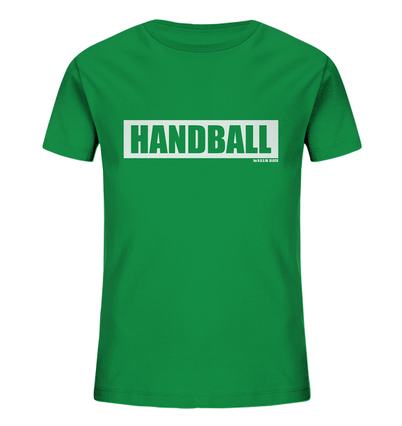 N.O.S.W. BLOCK Teamsport Shirt "HANDBALL" Kids Organic T-Shirt grün