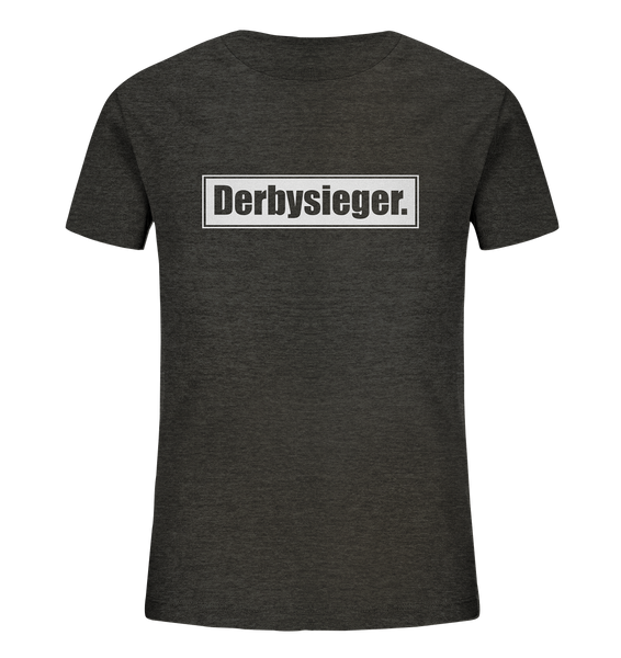 N.O.S.W. BLOCK Fanblock Shirt "Derbysieger." Kids UNISEX Organic T-Shirt dark heather grau