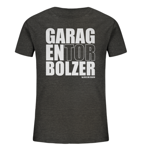 Teamsport Shirt "GARAGENTOR BOLZER" Kids Organic UNISEX T-Shirt dark heather grau